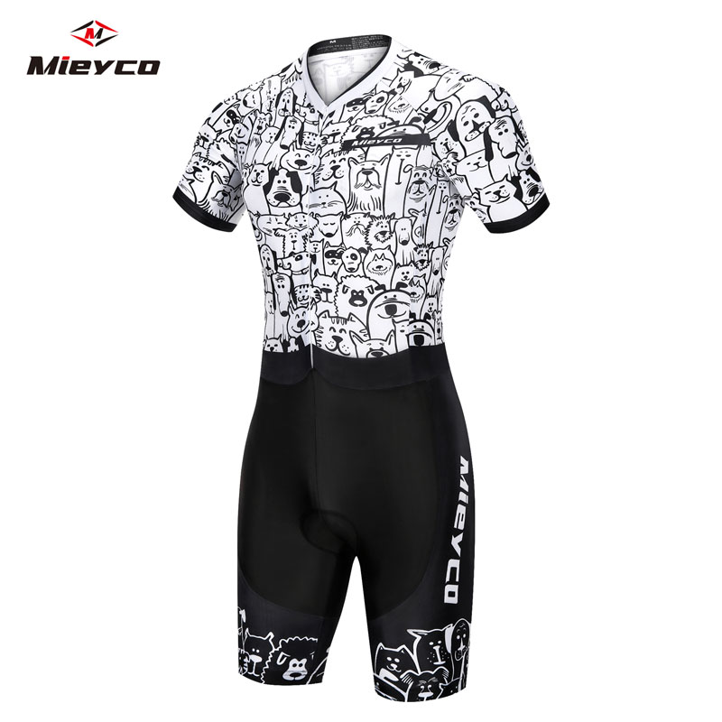 Cycling Gear Jersey - Combinaison de triathlon à manches courtes