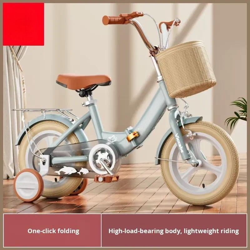 Carbon Bike Frame - Vélo pliable pour enfants filles et