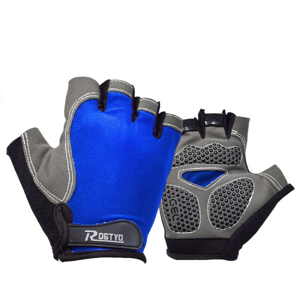 Cycling Gear And Equipment - Gants de cyclisme anti-choc à demi-doigts,