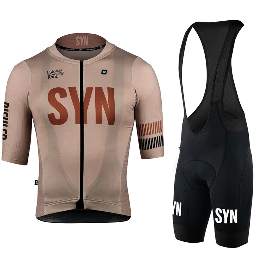 SYN-Maillot de cyclisme marron - Cycling Gear Brands avis et prix