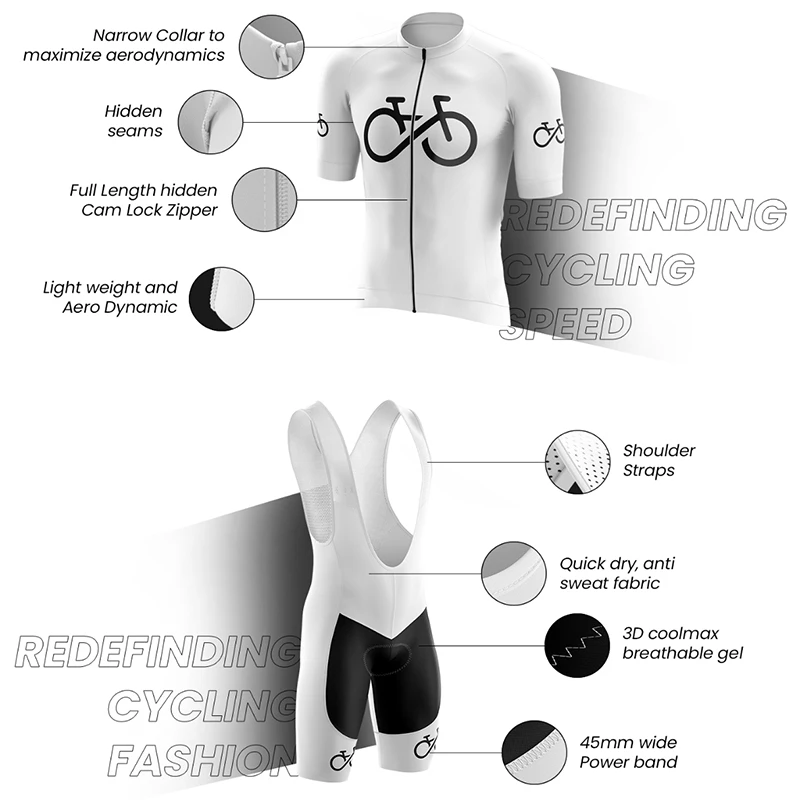 Ensemble de cyclisme d'été Dec - Cycling Gear Jersey avis et prix
